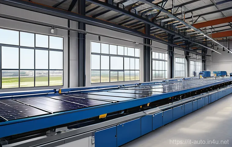 공장자동화 설비 자동화율 분석 - **Prompt 1: Human-Robot Collaboration in a Modern European Factory**
    A bright, clean, and highly...
