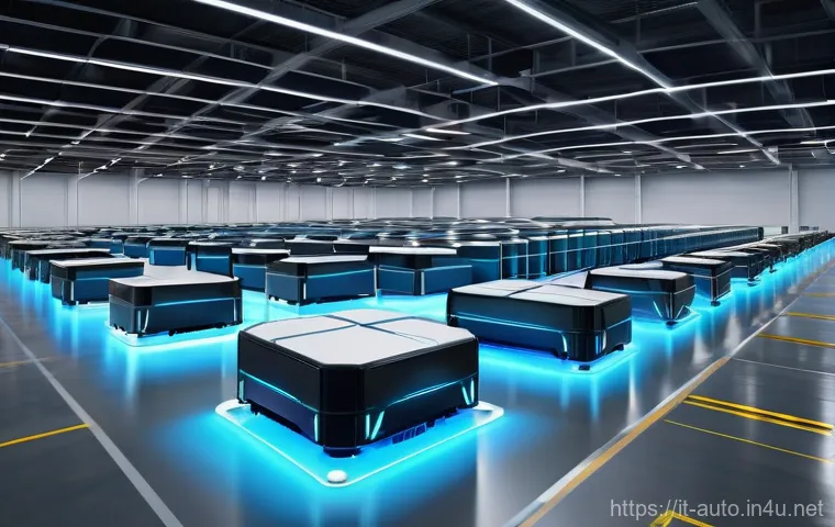 자동화 설비의 주요 구성 요소 - **Prompt:** Inside a sophisticated control room of a state-of-the-art industrial facility. A female ...