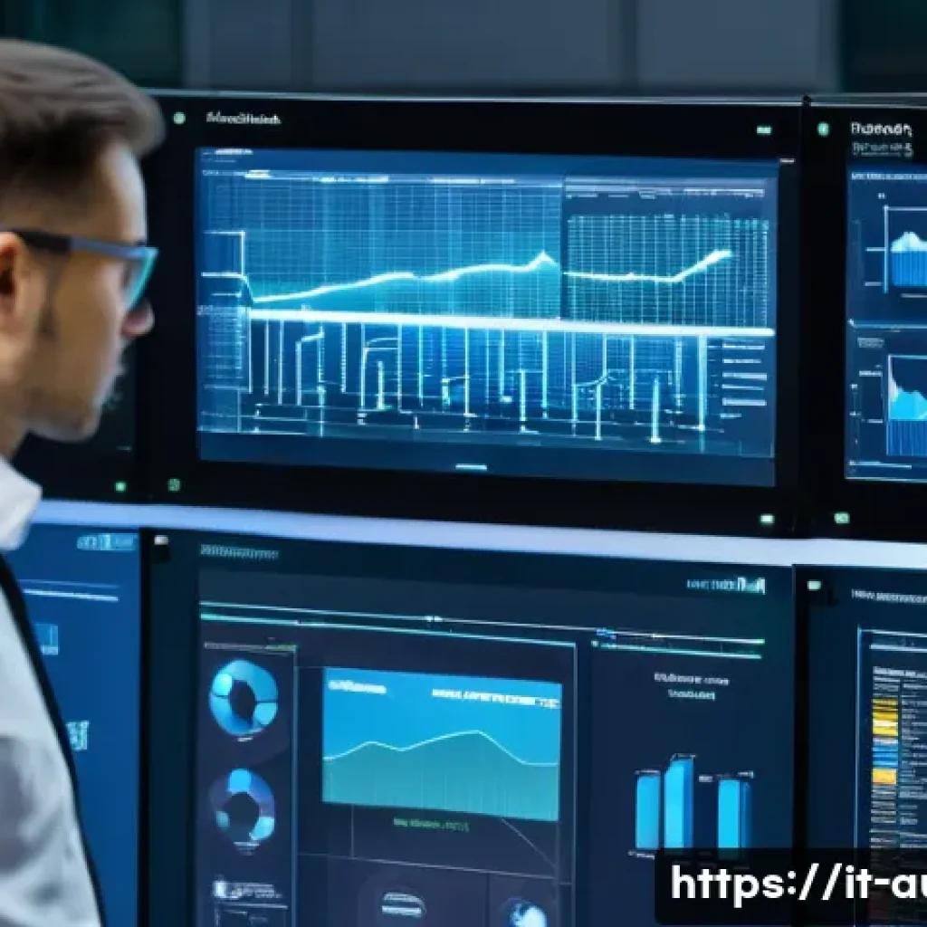 자동화 엔지니어 채용 공고 분석 - A focused and astute automation engineer, male or female, in a clean, professional work uniform (inc...